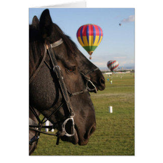 Caballos y globos