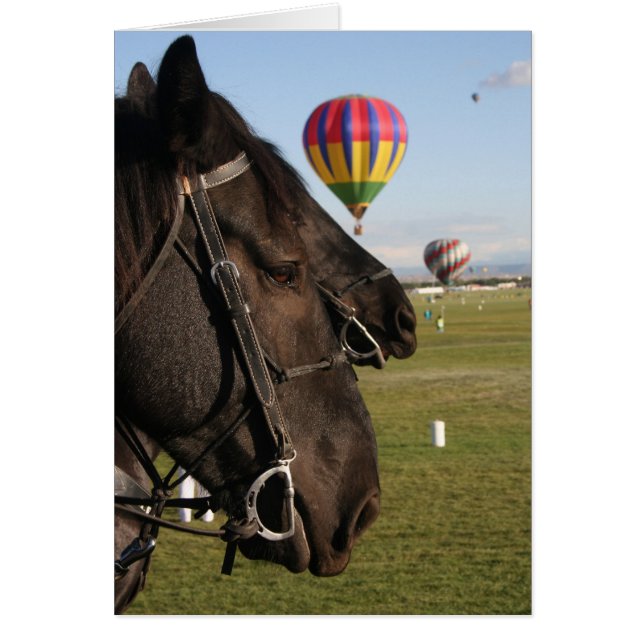 Caballos y globos (Frente)
