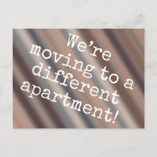 Cabaña Chic Tarjeta Postal de Nuevo Apartamento