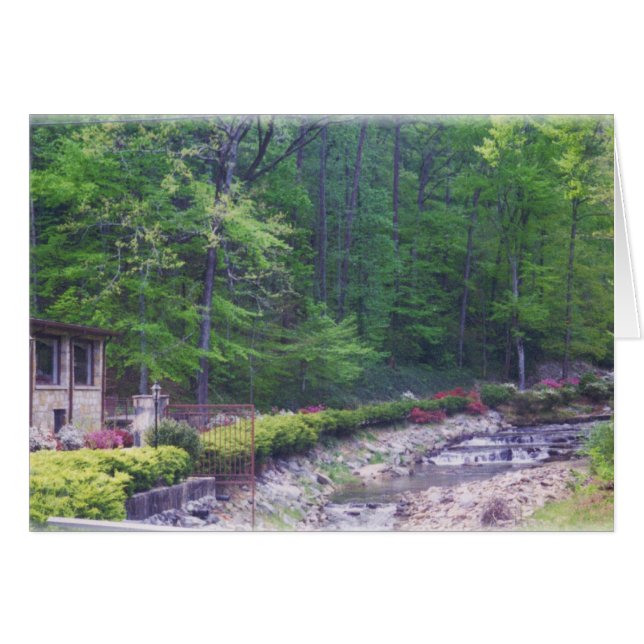 Cabaña de la puerta, primavera (Anverso (Horizontal))