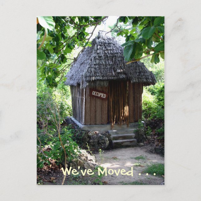 Cabaña de Paja - Postal de Nueva Dirección (Anverso)