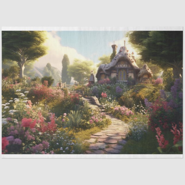 Cabaña encantada 1 Papel desconchado (Anverso)