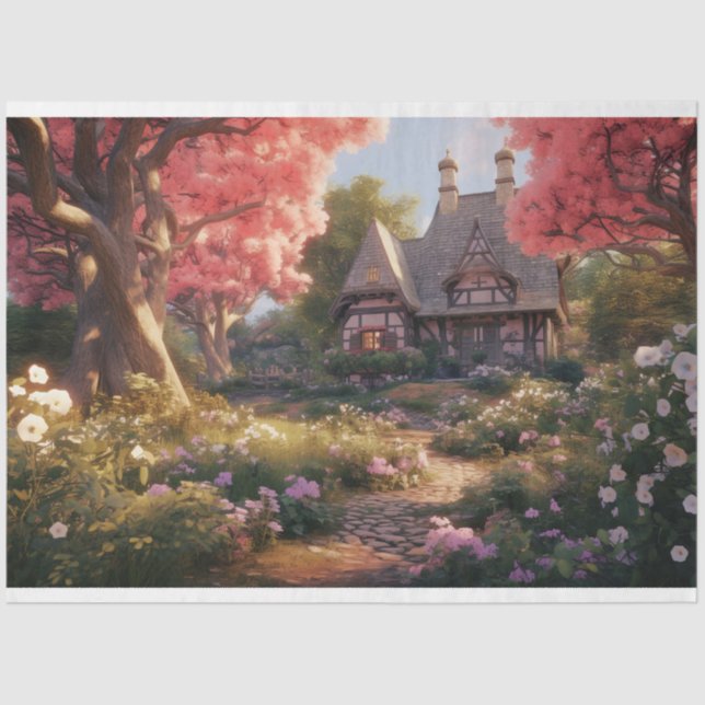 Cabaña encantada 3 Papel desconchado (Anverso)