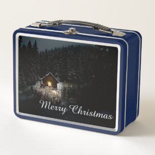 Cabaña Mística de Navidad Bosques Profundos