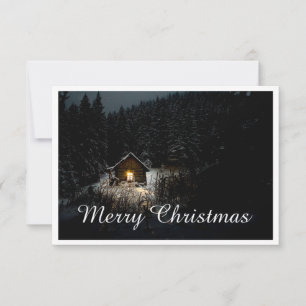 Cabaña Mística de Navidad Bosques Profundos
