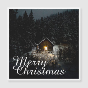 Cabaña Mística de Navidad Bosques Profundos
