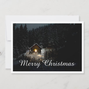 Cabaña Mística de Navidad Bosques Profundos