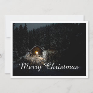 Cabaña Mística de Navidad Bosques Profundos
