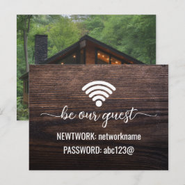 Cabañas de Alquiler Tarjetas Wifi Rústicas