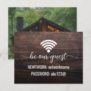 Cabañas de Alquiler Tarjetas Wifi Rústicas