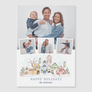 Cabañas de Navidades cubiertas de nieve 4-Foto