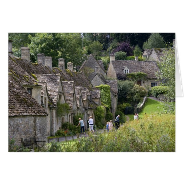 cabañas de piedra de Cotswold en el pueblo de (Anverso (Horizontal))