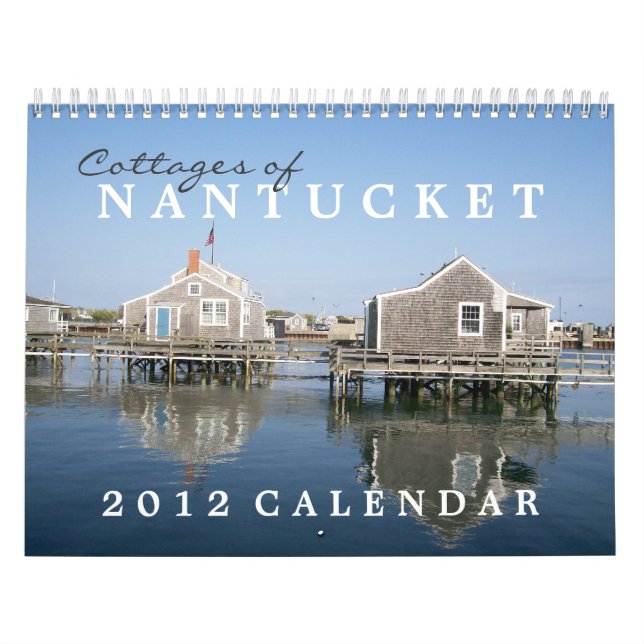 Cabañas del calendario de Nantucket 2012 (Tapa)