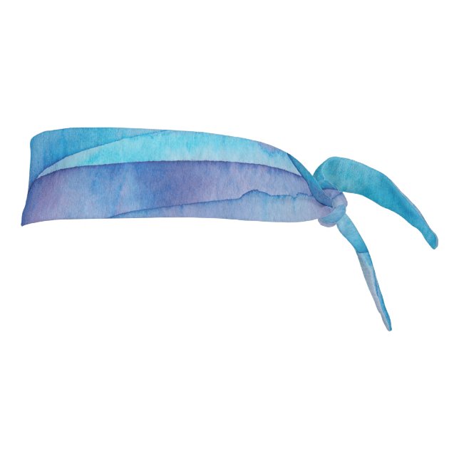 Cabecera azul de color de agua (Girar 90)