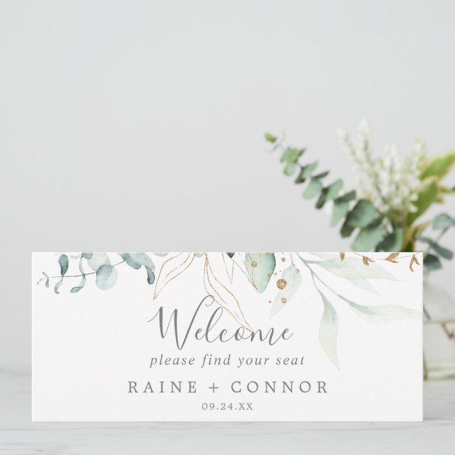 Cabecera de bienvenida de la tabla de asientos col (Anverso de pie)