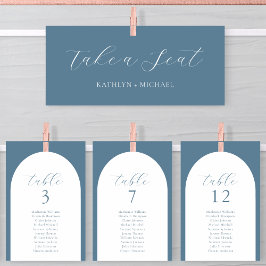 Cabecera del gráfico de asientos Tarjeta de guión 