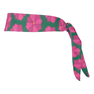 Cabecera floral verde profunda