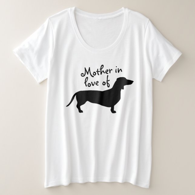Cabello corto de Dachshund - Silhouette 1 (Anverso del diseño)