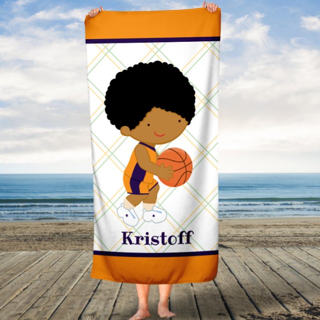 Cabello de Curly Baloncesto Niños Niños Personaliz (Subido por el creador)