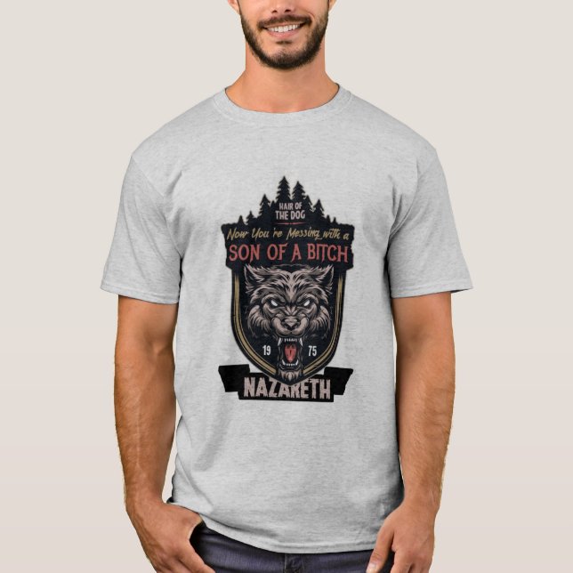 Cabello de la camisa de Nazareth del perro Rock de (Anverso)