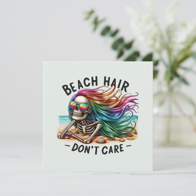 Cabello de playa no importa - Skeleton (2) (Anverso de pie)