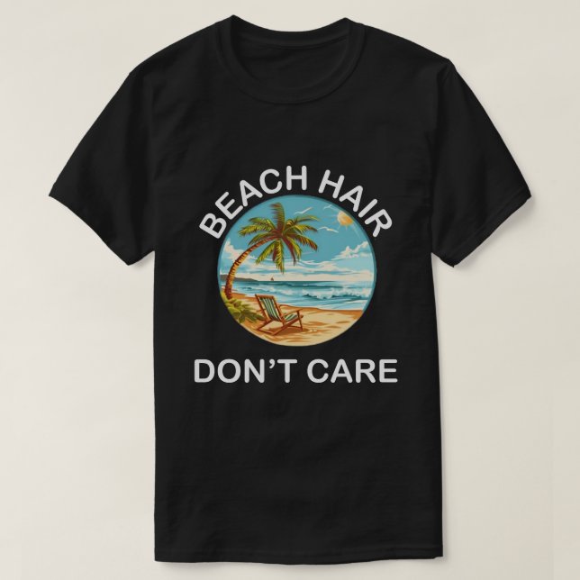 Cabello de Playa, No Me Importa – Camiseta Diverti (Diseño del anverso)