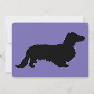 Cabello largo de Dachshund - Silhouette 1