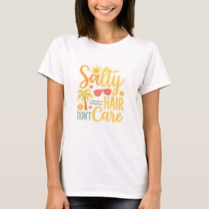 Cabello salado no le importa la camiseta - Diverti