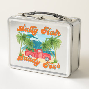 Cabello salado, sandy dedos   Camión tropical y pl