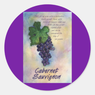 Cabernet Sauvignon Wine Pegatina