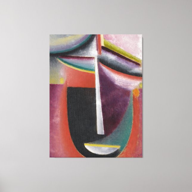 Cabeza abstracta, Mysterium Impresión en lienzo (Anverso)