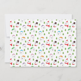 Cabeza Adorable de Oso Polar Navidad