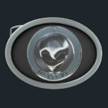 Cabeza alienígena metalizado 05 hebilla de cinturó<br><div class="desc">Un diseño de cabeza de alieno metálico.</div>