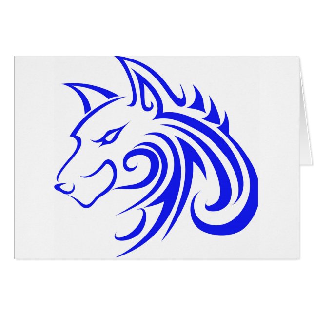 Cabeza azul del lobo (Anverso (Horizontal))