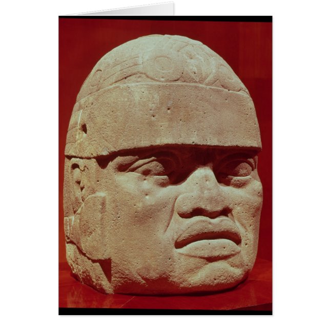 Cabeza colosal, Olmec (Frente)