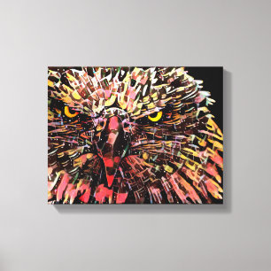 Cabeza de águila Pájaro Abstrato Arte Animal