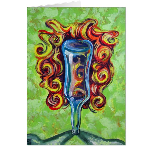 Cabeza de botella de Curly (Frente)