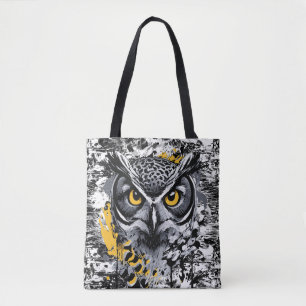 Cabeza de búho - Bolsa de la tota de búho - Bolsa