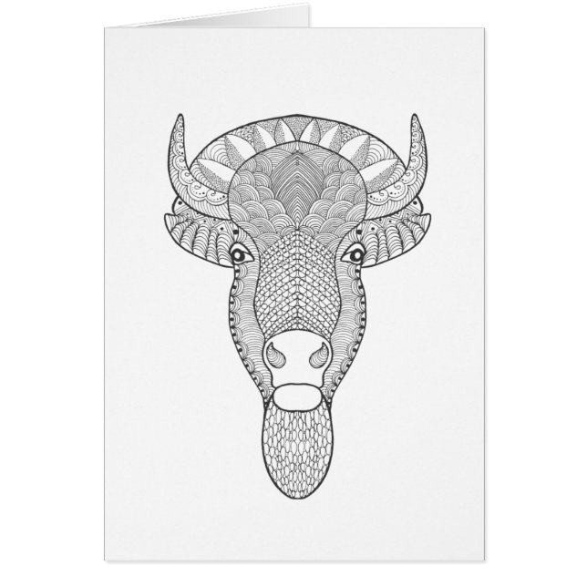 Cabeza de Bull del estilo (Frente)