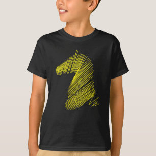 Cabeza de Caballo Abstracta – Camiseta de Arte de 