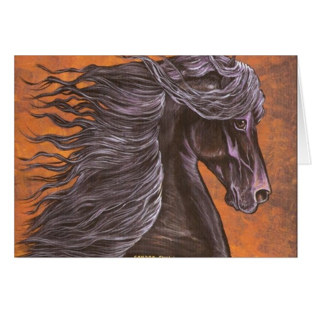 Cabeza de caballo frisia (Anverso (Horizontal))
