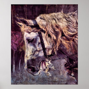 Cabeza de caballo por Giovanni Boldini, Arte Vinta