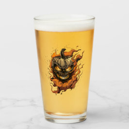 Cabeza de calabaza asustado