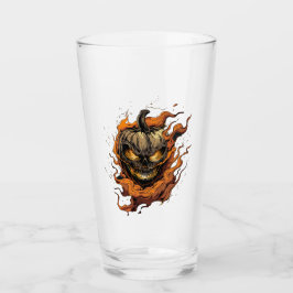 Cabeza de calabaza asustado