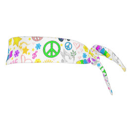 Cabeza de corbata hippie