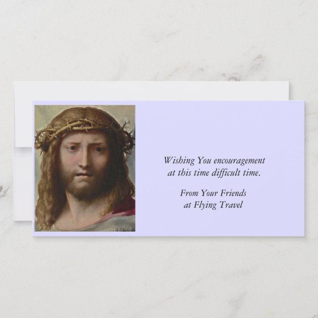 Cabeza de Cristo Correggio (Anverso)