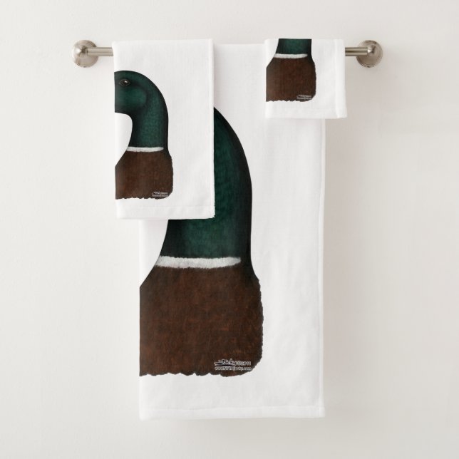 Cabeza de Drake del pato silvestre (In situ)