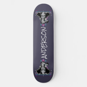 Cabeza de elefante personalizada de skateboard sag