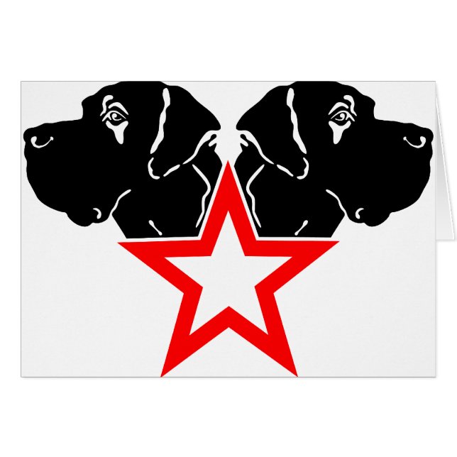 Cabeza de estrella del gran danés (Anverso (Horizontal))