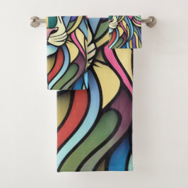 Cabeza de león colorida detallada